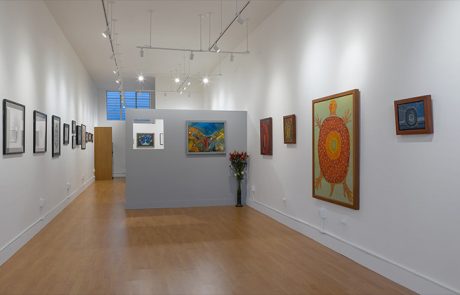 FOG Gallery, San Francisco, CA - hallway with more exhibits