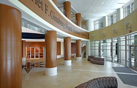 UCF College of Medicine - front entrance from inside